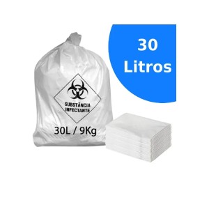 SACO DESCARTE INFECTANTE  30L BCO RL100UN - VABENE REF.27566