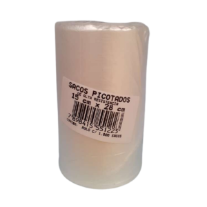 BOBINA PICOTADA 15CMX28CM BO. C/1000UN EXTRUSA-PACK