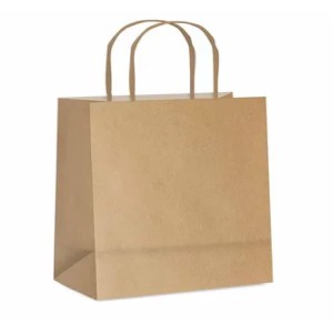 SACOLA KRAFT 10UN - ( GG ) - MED.32X17X38CM