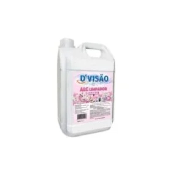 ALCOOL LIMPADOR 46%  DVISAO - GL.5LT - FLORAL -  DVISAO